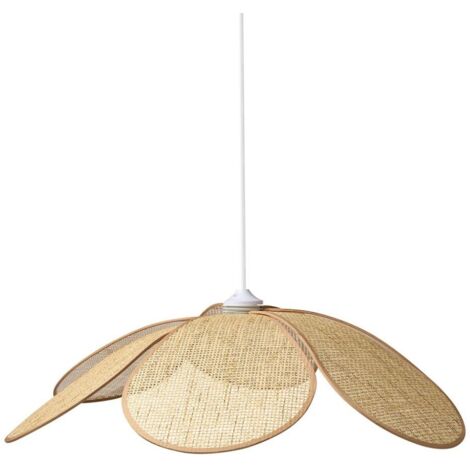 Suspension naturelle beige diamètre 68cm