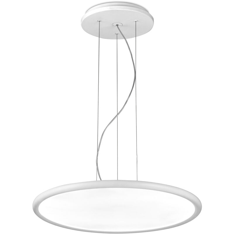 05-leds C4 - Suspension net ø575 led 44w 2552lm 3000k blanc - Blanc