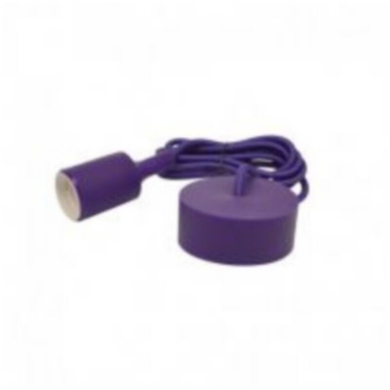 Suspension Douille en Silicone Miidex Lighting® violet