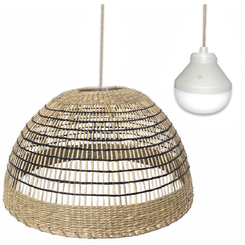 Suspension nomade cesare nomad Beige Herbe marine H19cm