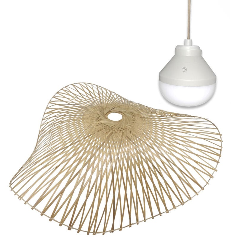 Suspension nomade laia nomad Bois bambou D50CM