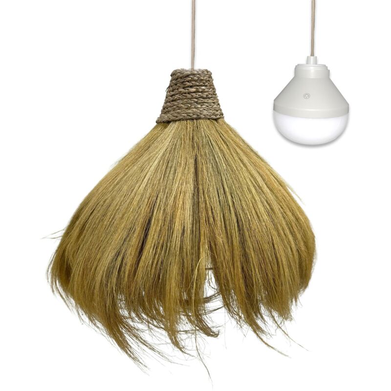 Suspension nomade masai nomad Bois Jonc de mer D60 cm