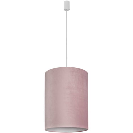 Suspension Nowodvorski BARREL velours rose Ø36cm E27