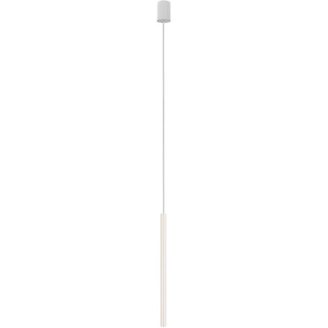 Suspension Nowodvorski Laser blanche acier G9 10W LED