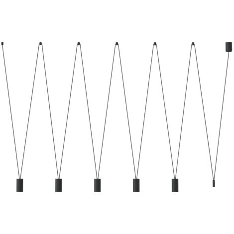 Suspension Nowodvorski More Eye 7825 noire 5xGU10 métal