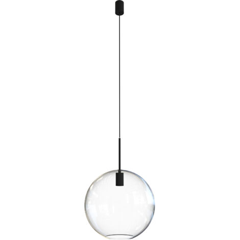 Suspension Nowodvorski Sphere 7846 Ø35 noir verre E27