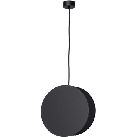 Suspension Nowodvorski Wheel noire métal/bois Ø30 E27