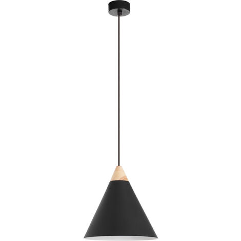 Suspensión ODA E27 60W Negro