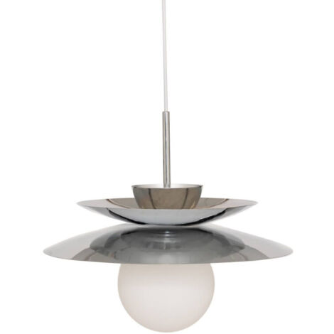 Suspension Omia D38 cm métal chromé Atmosphera