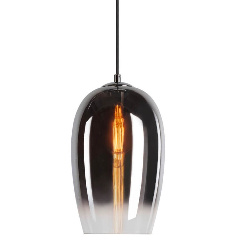 Lampe à suspension en verre Pantilo verre fumé - Ø 18cm - 1006398 Lampe à suspension en verre Pantilo verre fumé - Ø 18cm - 1006398