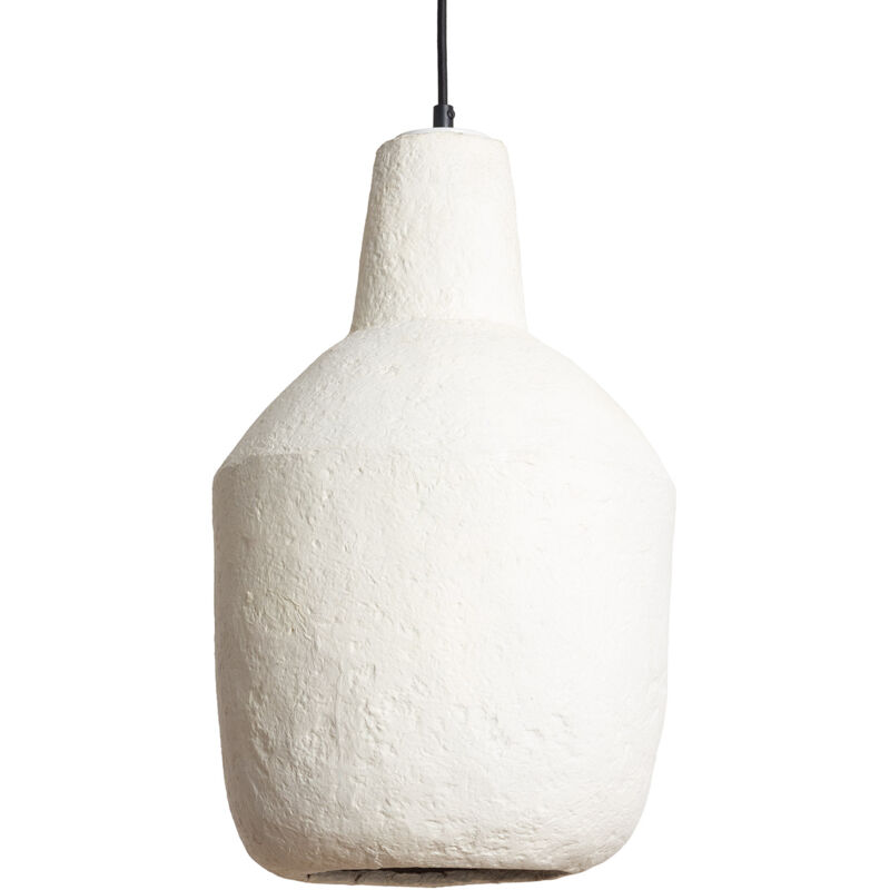 Iluzzia - Suspension Papier Mâché Hegoi Blanc