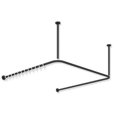 Suspension plafond Hewi d: 25mm noir mat profond 500mm