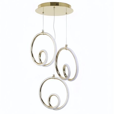 SUSPENSION PLAFONNIER TOOLIGHT LHJ095-3CP  GOLD