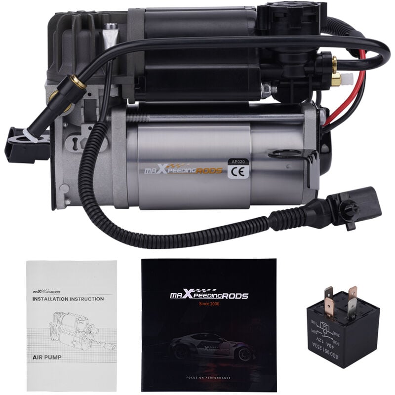 Maxpeedingrods - Suspension Pneumatique Compresseur + Relay 6/8 cylinder for Audi A8 D3 4E