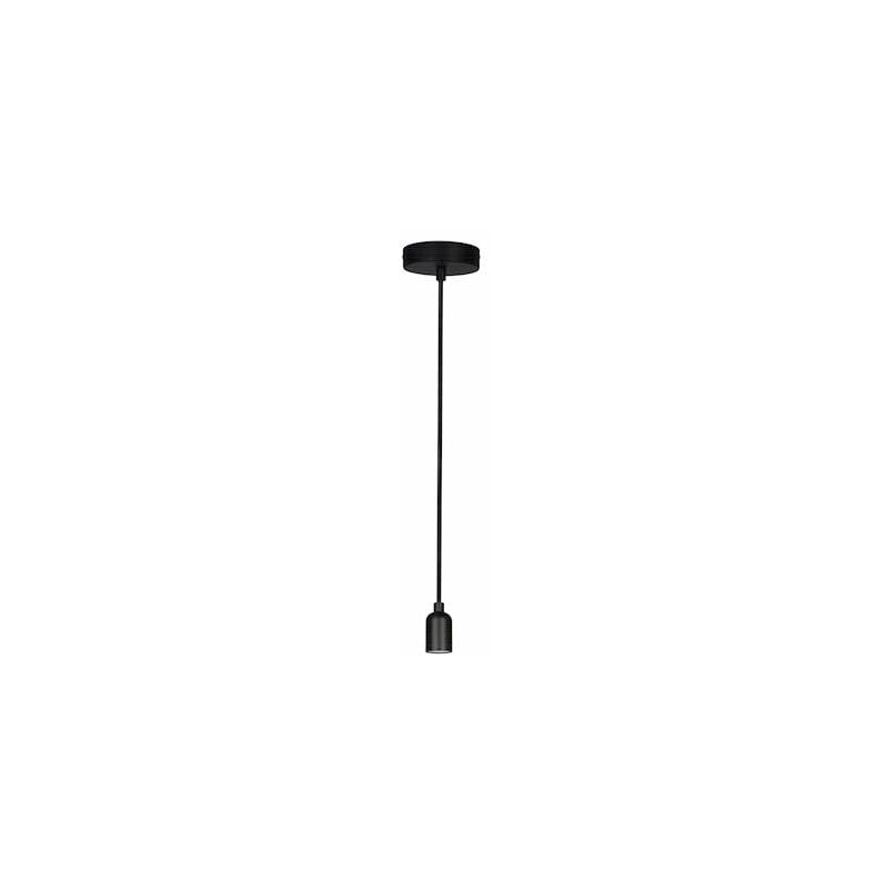 Aric - luminaire suspendu epoque - e27 - noir mat - sans lampe 51207