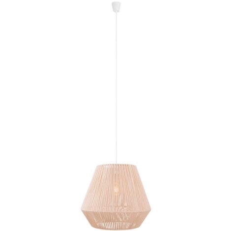 Suspension PRASLIN Ø44 crème coton E27 15W Maxlight