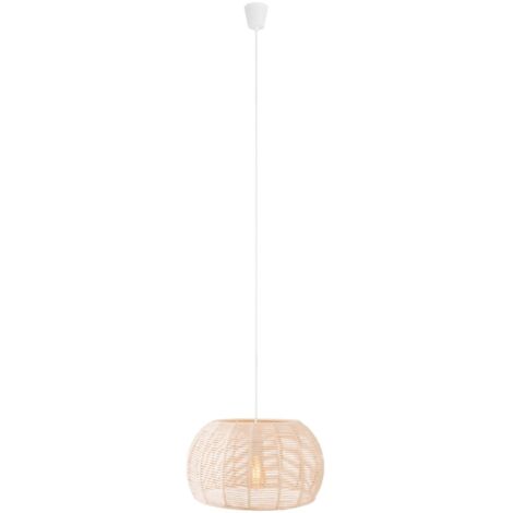 Suspension PRASLIN coton crème Ø39 E27 IP20 Maxlight