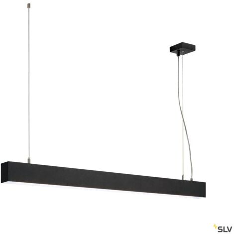 Suspension profilée GLENOS 1m noir SMD LED 52W 4000K - SLV - 1001403