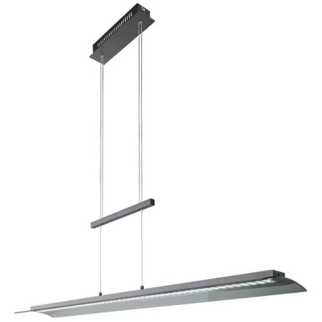 Suspension Pull Lampe suspendue Lampe suspendue réglable en hauteur CCT LED dimmable noir