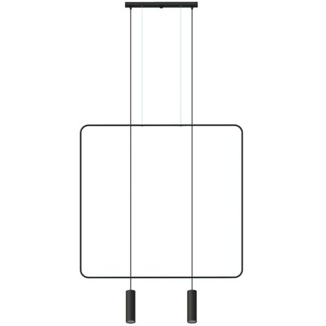 Suspension Rana acier 2xGU10 Sollux