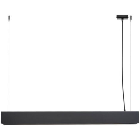 Suspension rectangulaire noire SPARK G13 8,5W Sollux