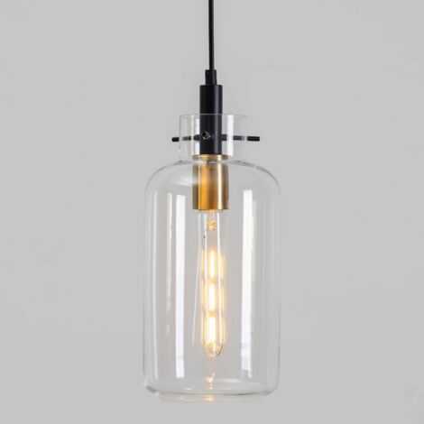 Suspension retro verre transparent - Moses - Transparent