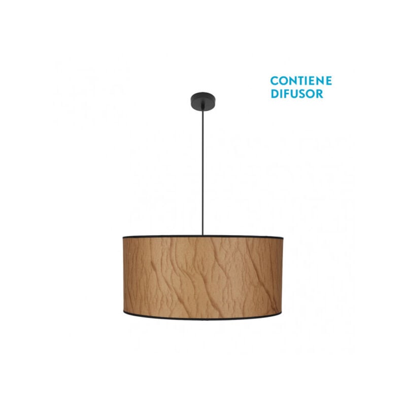 FABRILAMP AKUNADECOR Lampe pendante dimmable Modèle Papyrus 3xe27 Parchemin/noir