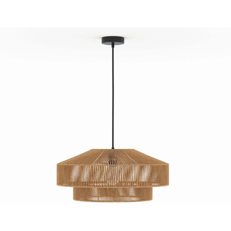 Rendez-vous Déco - Suspension ronde en papier de corde 60 cm - clairia