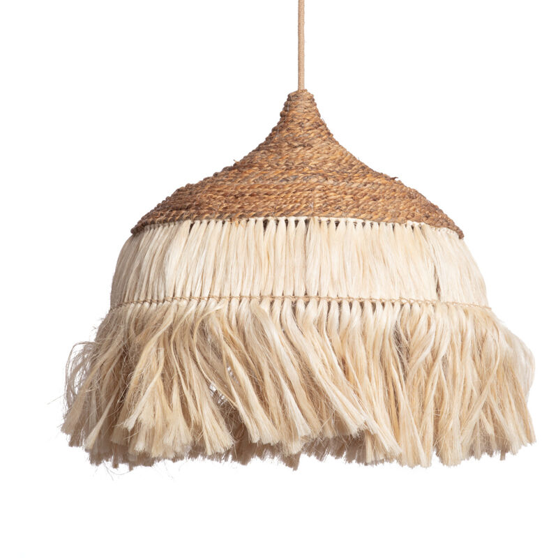 Suspension Rotin et Ramie Kempo Wari Iluzzia Naturel