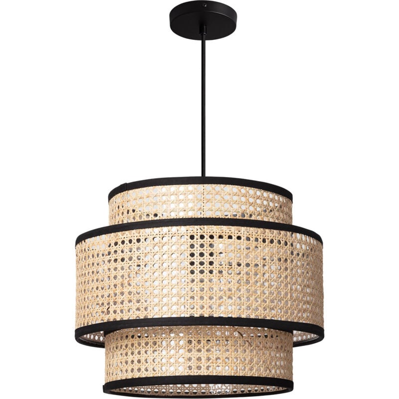 Efectoled - Suspension Rotin Huela Triplo Naturel