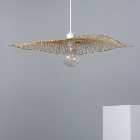 Suspension Rotin Longnan Small ILUZZIA Naturel - Naturel