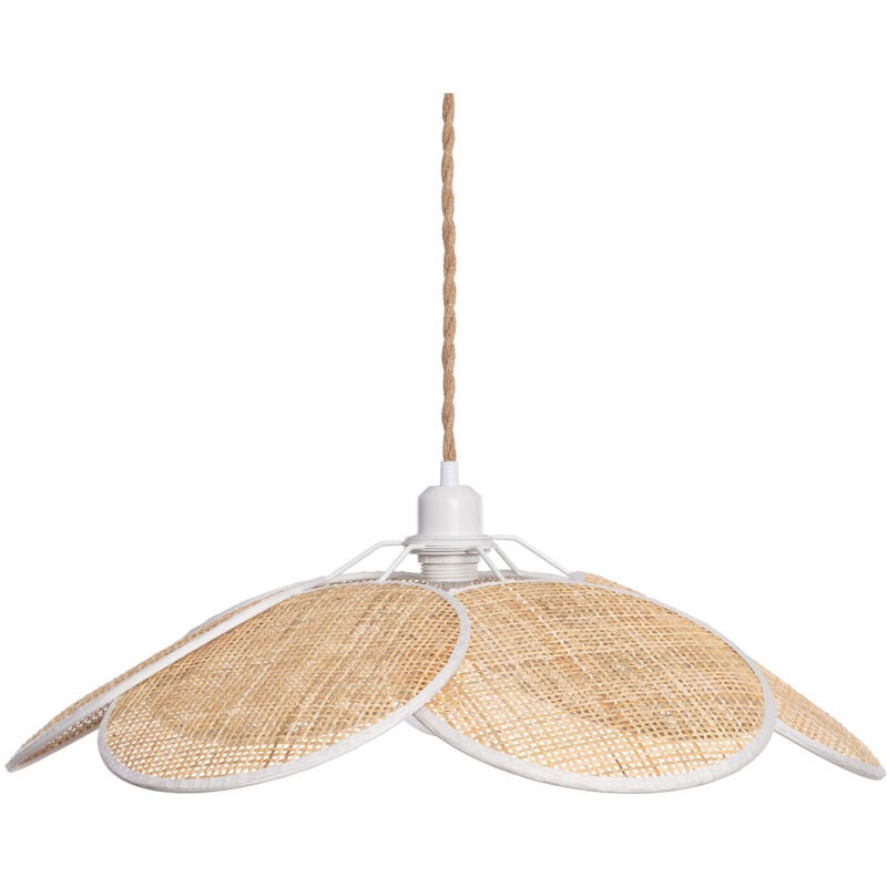 Efectoled - Suspension Rotin Nirvana Naturel tressé