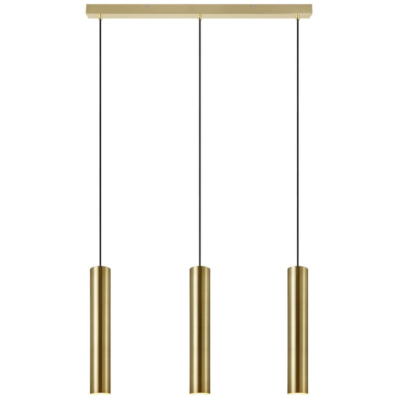 Markslojd - ruben Barre de suspension au plafond à 3 lumières en laiton brossé