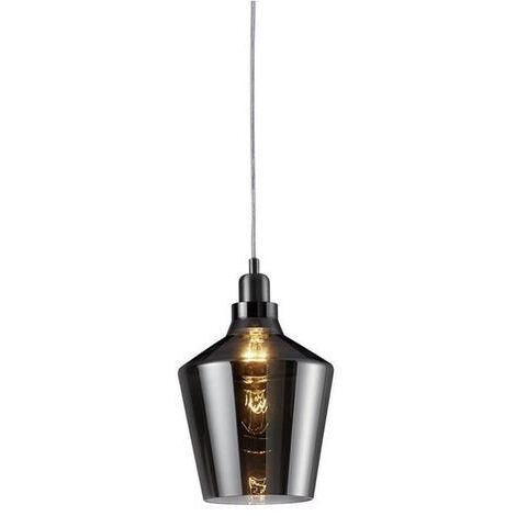 Suspension Simple Calais Tumbler Verre Fumé Trio Lighting