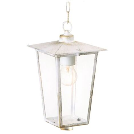 Suspensión Sovil Ribot blanco/oro 1XE27 IP43 942/26