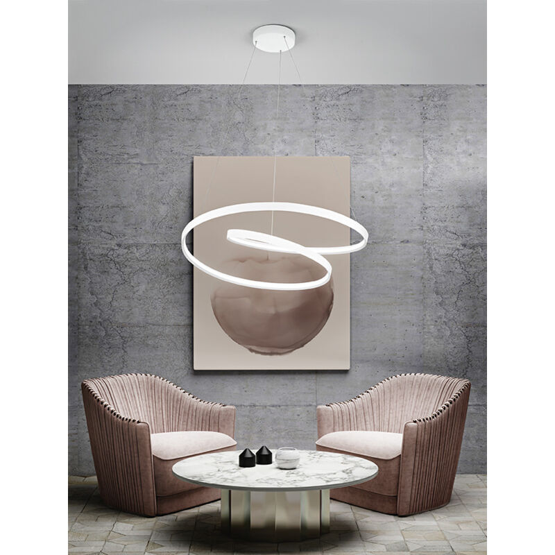 Perenz - Lustre suspendu led blanc Ritmo 6618 b lc Perenz - Lustre suspendu led blanc Ritmo 6618 b lc