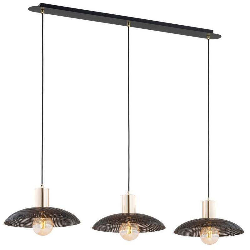 Epikasa - Suspension Spirit, Acier peint par poudrage, Noir, 90x100x30 cm