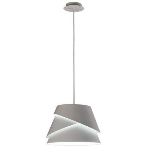 Suspension, Suspension Alboran petit modèle Blanc en Metal, MANTRA