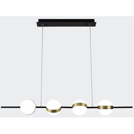 Suspension, Suspension Cuba 4L par Mantra Noir en Metal, MANTRA