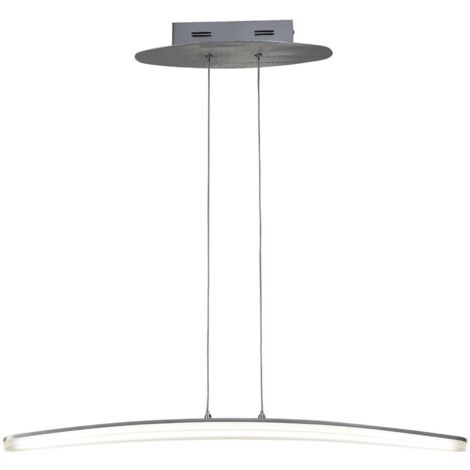 Suspension, Suspension design Hemisferic Mantra Blanc en Metal, MANTRA