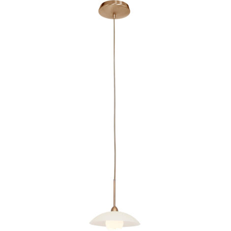 Suspension suspension suspension métal bronze douille G9 H 120cm