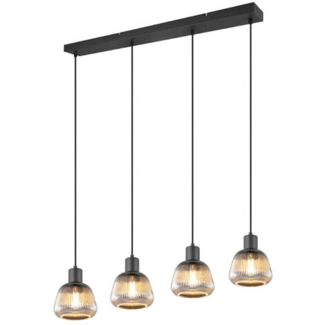 SUSPENSION, TARIFA, EXCL.4XE27, HAUTEUR: 150CM,LONGUEUR: 80CM,LARGEUR: 15CM,DIAM: 15CM, TRIO 362800432