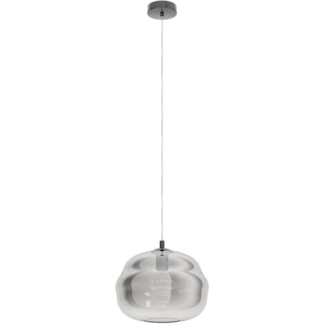 Suspension transparente noire 39534 1xE27 Dogato Eglo
