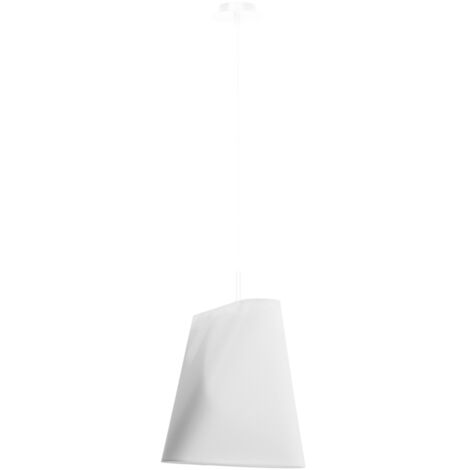Suspension trapèze blanche BLUM Sollux E27 Ø28cm 15W