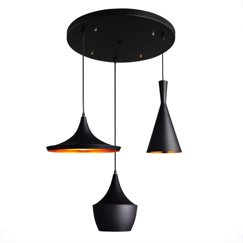 Barcelona Led - Suspension scandinave en métal 3 lampes 'Trippel' Barcelona Led - Suspension scandinave en métal 3 lampes 'Trippel'