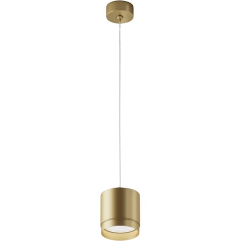 Suspension tube dorée Ø8,2cm Polar 1xGX53 15W Maytoni