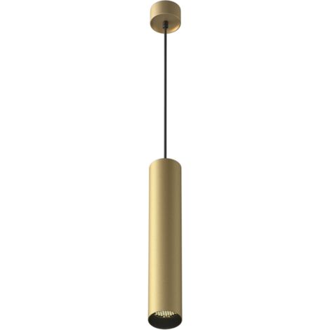 Suspension tube dorée mate alu Maytoni Artisan GU10 10W
