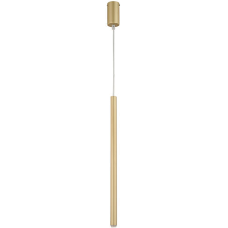 Suspension tube Sopel dorée mat moderne 50 cm 1xG9