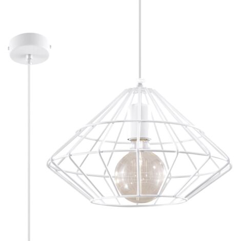 Suspension Umberto acier 1xE27 Sollux