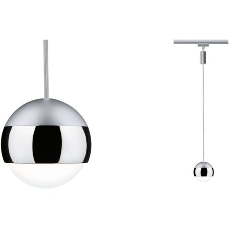 Suspension URail Capsule II Paulmann - 6W - 4000K - Dimmable - Chromé mat/ chromé